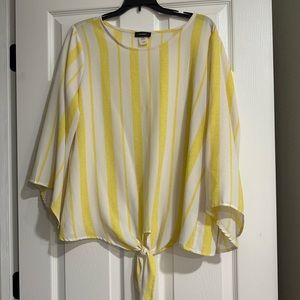 Yellow Stripe Top